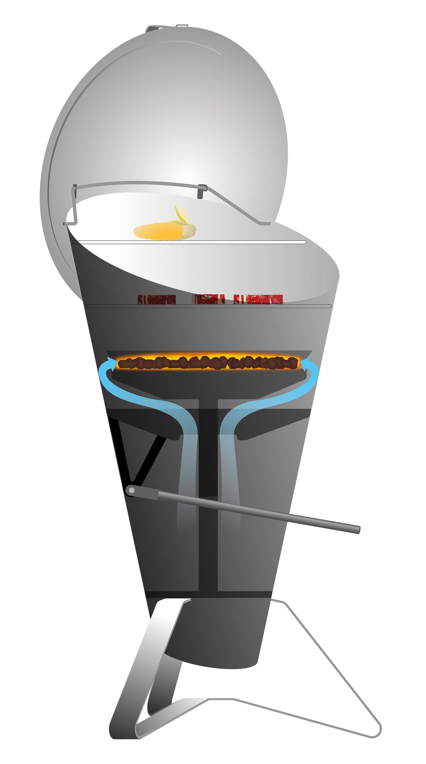 CONE Charcoal Grill